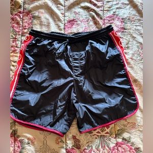 Gucci Navy Logo Stripe Swim Shorts Board Trunks Men's 46 (170/76) Black